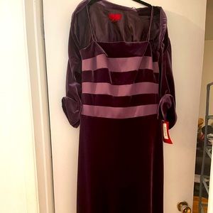 Long dress with matching bolero. Never worn, tags still on. Size 14